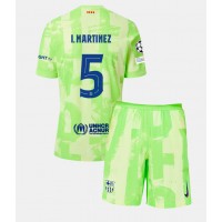 Echipament fotbal Barcelona Inigo Martinez #5 Tricou Treilea 2024-25 pentru copii maneca scurta (+ Pantaloni scurti)